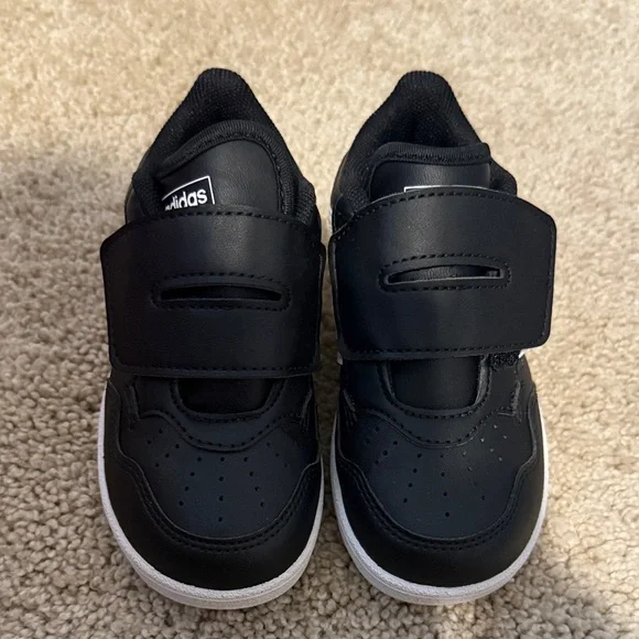 adidas Kids Black and White Sneakers - Picture 2 of 6